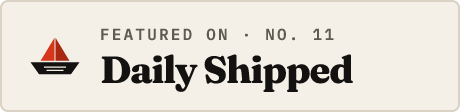 Featured on Daily Shipped