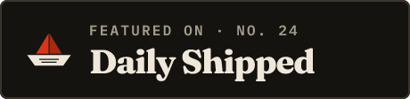 Featured on Daily Shipped